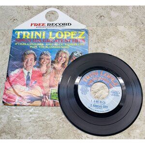Trini Lopez Sings His Greatest Hits 45 Vtg Fresca Advertising Coca Cola Sleeve